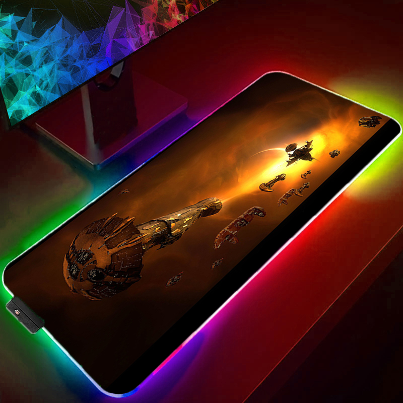Pc Gaming Online - Коврик для мыши RGB, большой игровой