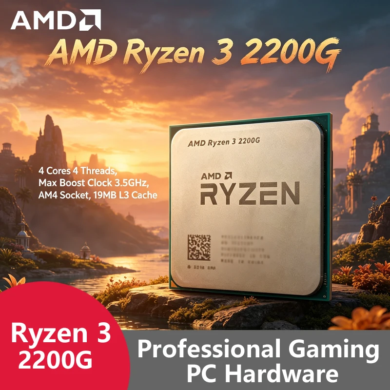 Pc Gaming Entry - Процессор AMD Ryzen 3 2200G AM4,