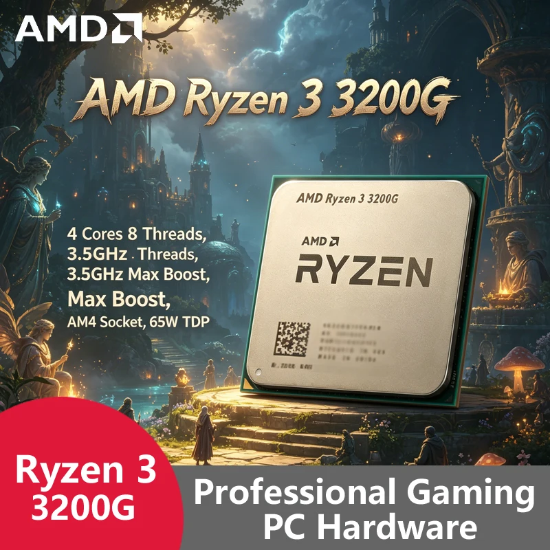 Pc Gaming Entry - Процессор AMD Ryzen 3 3200G AM4