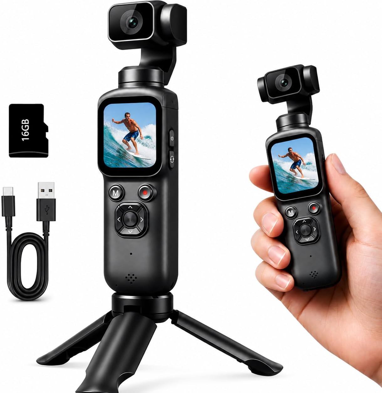 Webcam 4K - 4K-камера с ручным стабилизатором для начинающих