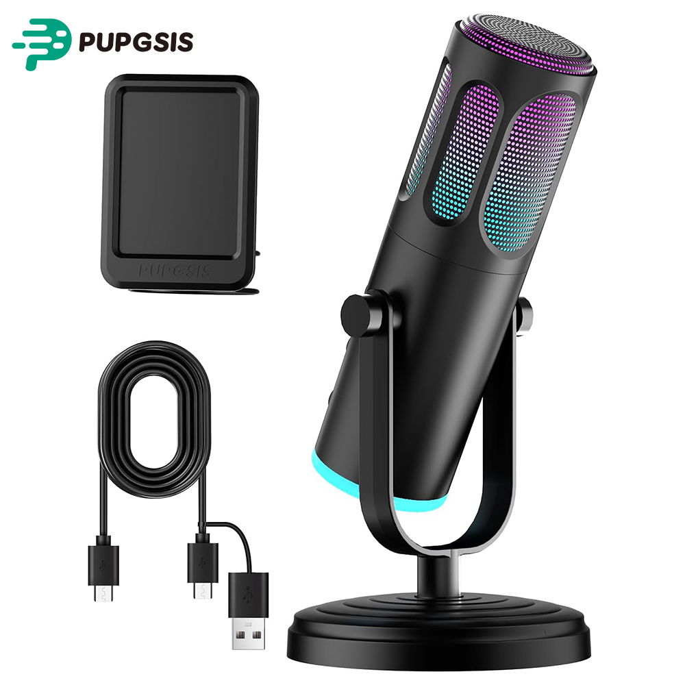 Pc Gaming Youtubers - USB-микрофон PUPGSIS для ПК, игровой микрофон