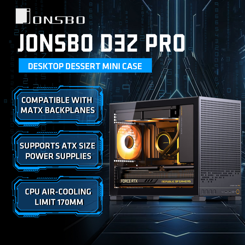 JONSBO D32 PRO, материнская пл – обзор и цена Pc Gaming Jonsbo
