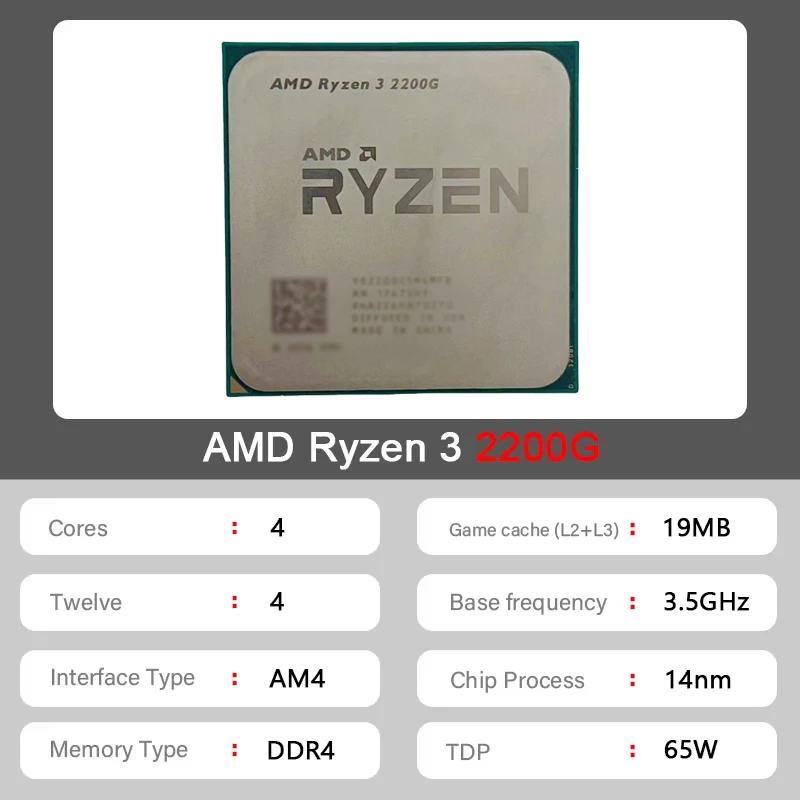 Процессор AMD Ryzen 3 2200G AM – обзор и цена Pc Gaming Entry