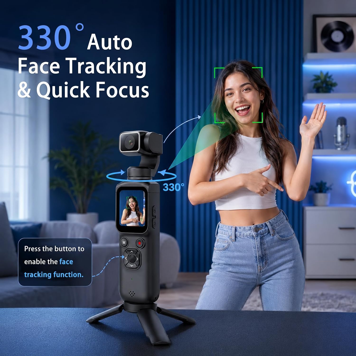 4K-камера с ручным стабилизато – обзор и цена Webcam 4K