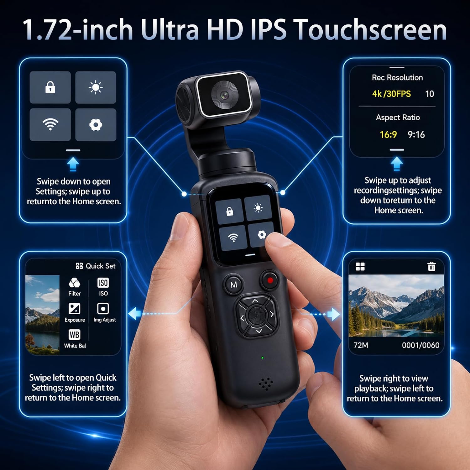 4K-камера с ручным стабилизато – обзор и цена Webcam 4K
