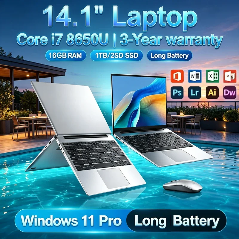 НОВЫЙ 14.1-дюймовый портативны – обзор и цена Pc Gaming Core I7