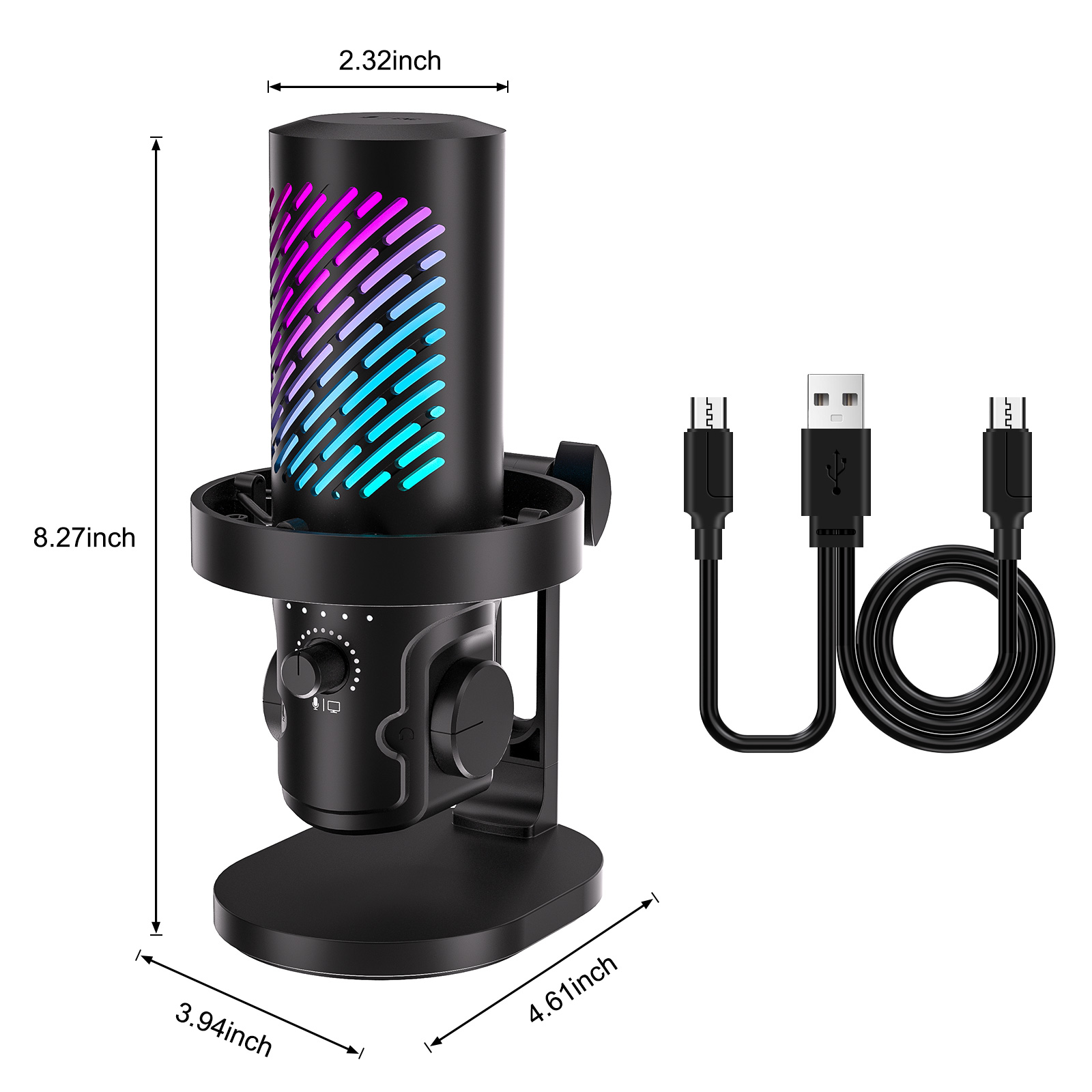 Микрофон Tenlamp CG1 RGB USB д – обзор и цена Pc Gaming Youtubers