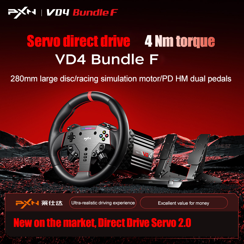 Игровой руль PXN V4D Bundle Ra – обзор и цена Pc Gaming Entry