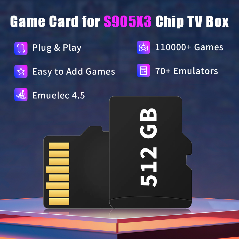 Игровая TF-карта для S905X3 Ch – обзор и цена Pc Gaming Emulator